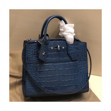 Louis Vuitton 2019 City Steamer Tote Bag,26.5cm - 루이비통 2019 시티 스티머 토트백 M92515,LOUB1655,26.5cm,블루