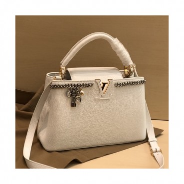 Louis Vuitton 2019 Capucines Tote Shoulder Bag,31.5cm - 루이비통 2019 카푸신 토트 숄더백  M48865,LOUB1646,31.5cm,화이트