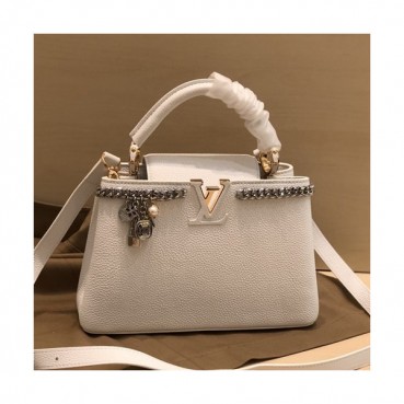 Louis Vuitton 2019 Capucines Tote Shoulder Bag,27cm - 루이비통 2019 카푸신 토트 숄더백  M48865,LOUB1644,27cm,화이트