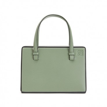 Loewe 2019 Postal Small Tote Shoulder Bag, 17CM - 로에베 2019 포스탈 스몰 토트 숄더백 ,LOEB0326, 17CM, 그린