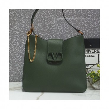 Valentino 2019 Leather Tote Shoudler Bag,31CM - 발렌티노 2019 레더 토트 숄더백,VTB0780,31CM,그린