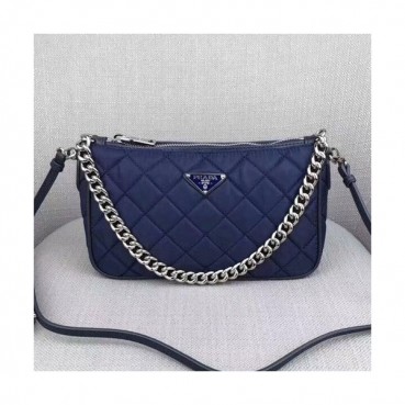 Prada 2019 Nylon Chain Tote Shoulder Cross Bag,22.5CM - 프라다 2019 나일론 체인 토트 숄더 크로스백,BL1026