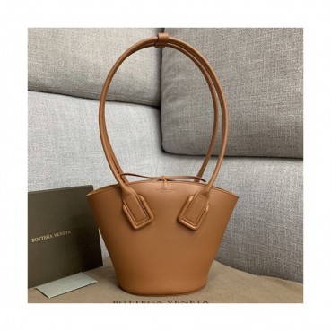 Bottega Veneta 2019 Basket Tote Shoulder Bag,28cm - 보테가 베네타 2019 바스켓 토트 숄더백, 592133,BVB0325,28cm,카멜