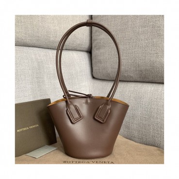Bottega Veneta 2019 Basket Tote Shoulder Bag,28cm - 보테가 베네타 2019 바스켓 토트 숄더백, 592133,BVB0324,28cm,브라운