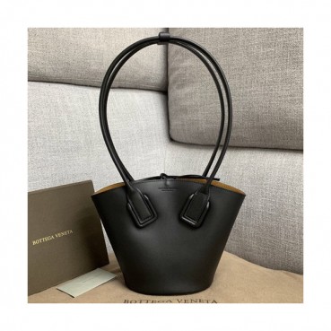 Bottega Veneta 2019 Basket Tote Shoulder Bag,28cm - 보테가 베네타 2019 바스켓 토트 숄더백, 592133,BVB0323,28cm,블랙
