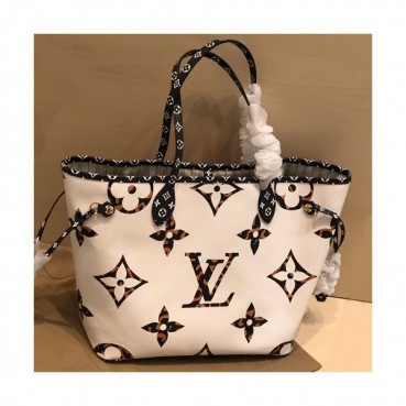 Louis Vuitton 2019 Never Full Tote Shoulder Shopper Bag,32cm - 루이비통 2019 네버풀 토트 숄더 쇼퍼백 M41177,LOUB1614 ,32cm,화이트