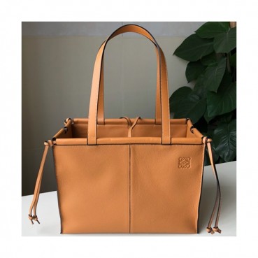 Loewe 2019 Ladies Leather Tote Bag, 35CM - 로에베 2019 여성용 레더 토트백 ,LOEB0321, 35CM, 카멜