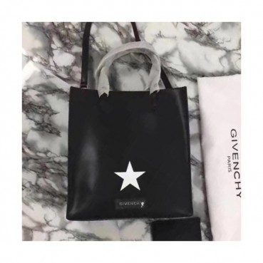 Givenchy 2019 Leather Tote Shoulder Shopper Bag,28cm - 지방시 2019 레더 토트 숄더 쇼퍼백,GVB0238,28CM,블랙