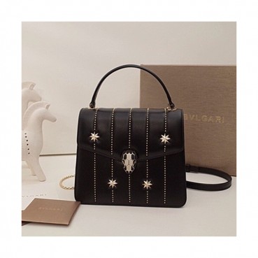 Bvlgari 2019 Serpenti Forever Tote Shoulder Bag,20CM - 불가리 2019 세르펜티 포에버 토트 숄더백,BVLB0138,20cm,블랙