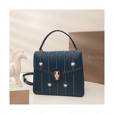 Bvlgari 2019 Serpenti Forever Tote Shoulder Bag,20CM - 불가리 2019 세르펜티 포에버 토트 숄더백,BVLB0137,20cm,블루