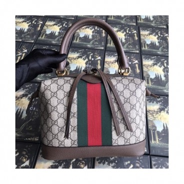 Gucci 2019 Ophidia Supreme Tote Bag,27CM - 구찌 2019 오피디아 수프림 여성용 토트백 523433,GUB0704,27CM,브라운