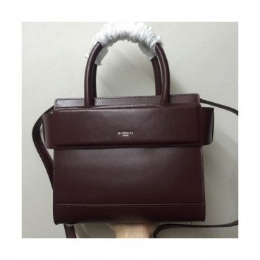 Givenchy 2019 Horizon Leather Small Tote Shoulder Bag,21CM - 지방시 2019 호라이즌 레더 스몰 토트 숄더백,GVB0204,21CM,와인