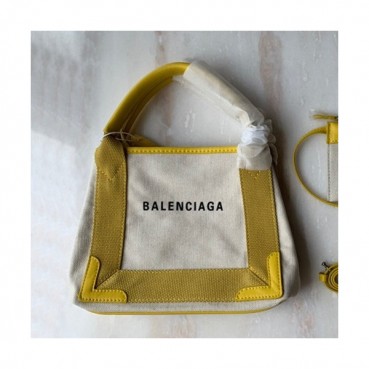 Balenciaga 2019 Canvas Tote Shoulder Bag,24CM - 발렌시아가 2019 캔버스 토트 숄더백,BGB0409,24CM,옐로우