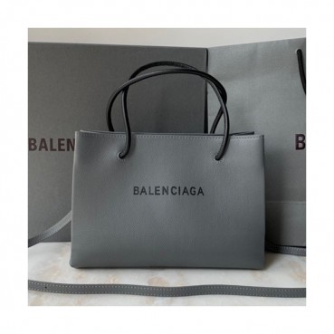 Balenciaga 2019 Leather Tote Shoulder Bag,25CM - 발렌시아가 2019 레더 토트 숄더백,BGB0402,25CM,그레이