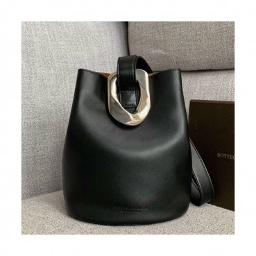 Bottega Veneta 2019 Nappa Drop Bucket Tote Bag,21.5cm - 보테가 베네타 2019 나파 드롭 버킷 토트백, 576804,BVB0307,21.5cm,블랙