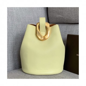 Bottega Veneta 2019 Nappa Drop Bucket Tote Bag,21.5cm - 보테가 베네타 2019 나파 드롭 버킷 토트백, 576804,BVB0305,21.5cm,라이트옐로우