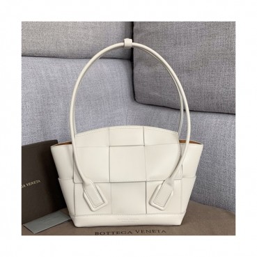 Bottega Veneta 2019 Arco Small Tote Shoulder Bag,22cm - 보테가 베네타 2019 아르코 스몰 토트 숄더백, 575943,BVB0293,22cm,화이트