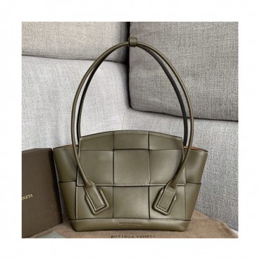 Bottega Veneta 2019 Arco Small Tote Shoulder Bag,22cm - 보테가 베네타 2019 아르코 스몰 토트 숄더백, 575943,BVB0292,22cm,카키