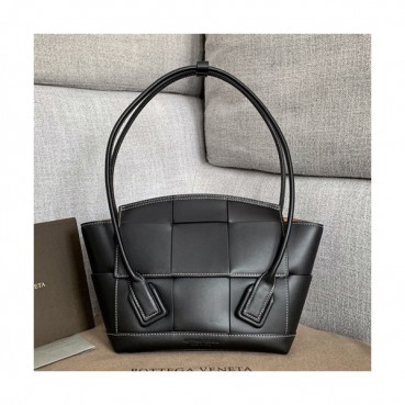 Bottega Veneta 2019 Arco Small Tote Shoulder Bag,22cm - 보테가 베네타 2019 아르코 스몰 토트 숄더백, 575943,BVB0290,22cm,블랙