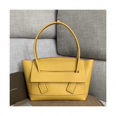 Bottega Veneta 2019 Arco Large Tote Shoulder Bag,32cm - 보테가 베네타 2019 아르코 라지 토트 숄더백, 575941,BVB0287,32cm,옐로우