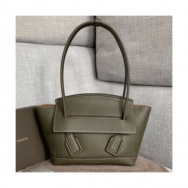 Bottega Veneta 2019 Arco Small Tote Shoulder Bag,22cm - 보테가 베네타 2019 아르코 스몰 토트 숄더백, 580725,BVB0283,22cm,카키