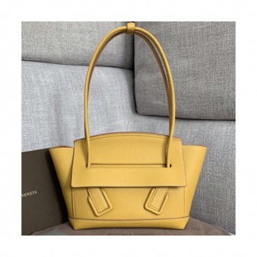 Bottega Veneta 2019 Arco Small Tote Shoulder Bag,22cm - 보테가 베네타 2019 아르코 스몰 토트 숄더백, 580725,BVB0282,22cm,옐로우