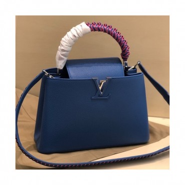 Louis Vuitton 2019 Capucines Tote Shoulder Bag,27/31cm - 루이비통 2019 카푸신 토트 숄더백  M55083,LOUB1564,27/31cm,블루