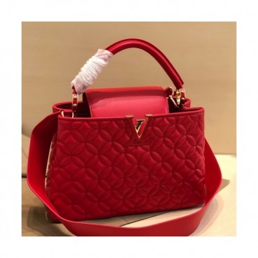 Louis Vuitton 2019 Capucines Tote Shoulder Bag,27/31cm - 루이비통 2019 카푸신 토트 숄더백  M48865,LOUB1563,27/31cm,레드