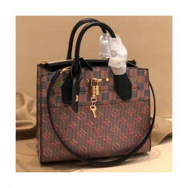 Louis Vuitton 2019 City Steamer Tote Shoulder Bag,22.5/26.5cm - 루이비통 2019 시티 스티머 토트 숄더백 M55459,LOUB1560,22.5/26.5cm,퍼플