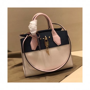 Louis Vuitton 2019 City Steamer Tote Shoulder Bag, 22.5/31cm - 루이비통 2019 시티 스티머 토트 숄더백 M53804,LOUB1502,22.5/31cm,네이비+화이트
