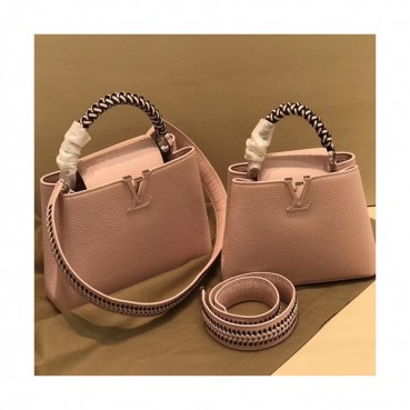 Louis Vuitton 2019 Capucines Tote Shoulder Bag,27/31cm - 루이비통 2019 카푸신 토트 숄더백  M55083 ,LOUB1490,27/31cm,핑크