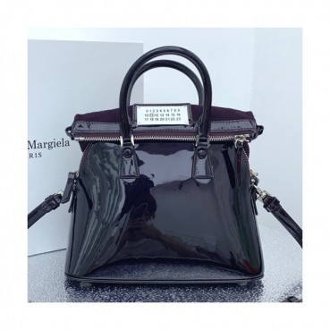 Maison Margiela 2019 5AC Leather Tote Shoulder Bag,23/26cm - 메종 마르지엘라 2019 5AC 레더 토트 숄더백,MMB0027,23/26cm,퍼플