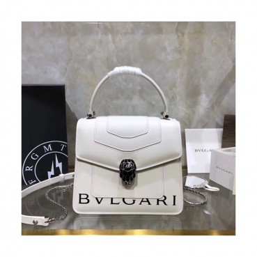 Bvlgari & Fragment 2019 Tote Shoulder Bag,18CM - 불가리 & 프라그먼트 2019 토트 숄더백,BVLB0126,18cm,화이트