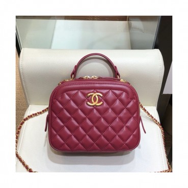 Chanel 2019 Leather Tote Shoulder Bag ,18CM - 샤넬 2019 레더 토트 숄더백  CHAB0914,18CM,레드