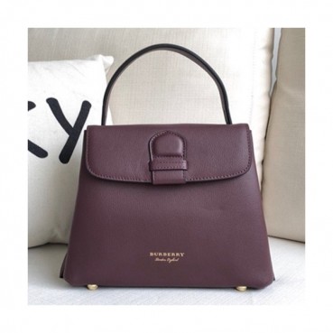Burberry 2019 Leather Tote Shoulder Bag, 26cm - 버버리 2019 레더 토트 숄더백,BURB0317,26cm,퍼플와인