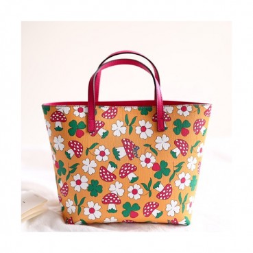 Gucci 2019 Supreme Mini Tote Bag,21CM - 구찌 2019 수프림 여성용 토트백 410812,GUB0681,21CM,옐로우