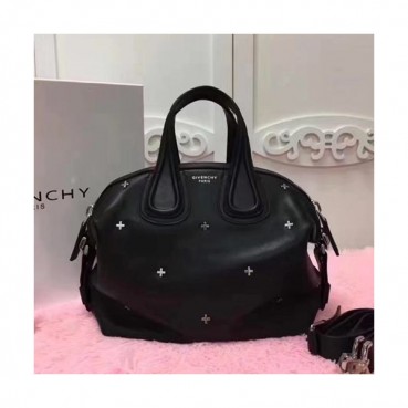Givenchy Nightingale Leather Tote Shoulder Bag,28CM - 지방시 나이팅게일 레더 토트 숄더백,GVB0102,28CM,블랙