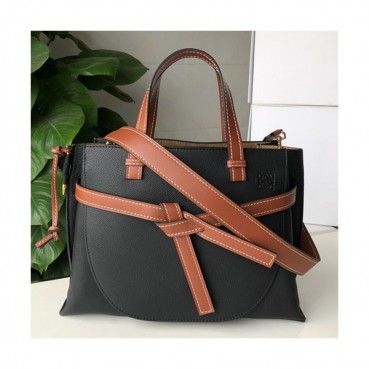 Loewe 2019 Gate Large Tote Shoulder Bag,38CM - 로에베 2019 게이트 라지 토트 숄더백 ,LOEB0273, 38CM,블랙