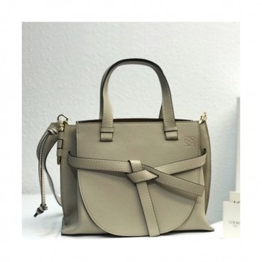 Loewe 2019 Gate Small Tote Shoulder Bag,30CM - 로에베 2019 게이트 스몰 토트 숄더백 ,LOEB0264, 30CM,오트밀