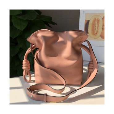 Loewe 2019 Flamenco Knot Small Tote Shoulder Bag, 29.5CM - 로에베 2019 플라멩고 노트 스몰 토트 숄더백 ,LOEB0091, 29.5CM, 핑크