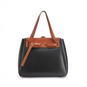 Loewe 2019 Lazo Tote Shoulder Shopper Bag, 32CM - 로에베 2019 라조 토트 숄더 쇼퍼백 ,LOEB0059, 32CM, 블랙