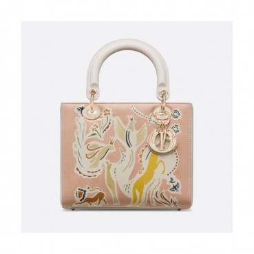 Dior 2019 Lady Dior Tote Shoulder Bag,24CM - 디올 2019 레이디 디올 토트 숄더백 DIOB0321,24CM,연핑크
