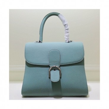 Delvaux 2019 Leather Tote Shoulder Bag,28 CM - 델보 2019 레더 토트 숄더백,DVB0315.28 CM,스카이블루
