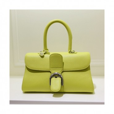 Delvaux 2019 Leather Tote Shoulder Bag,28s CM - 델보 2019 레더 토트 숄더백,DVB0303.28s CM,라임