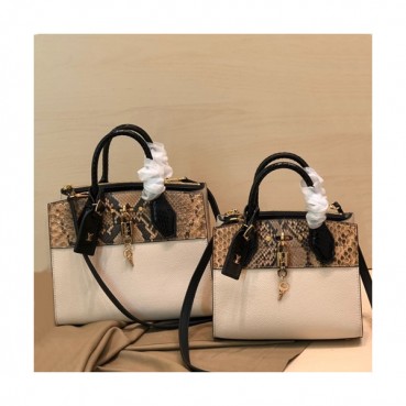 Louis Vuitton 2019 City Steamer Tote Shoulder Bag,22.5/26.5cm - 루이비통 2019 시티 스티머 토트 숄더백 M95975,LOUB1461,22.5/26.5cm,화이트