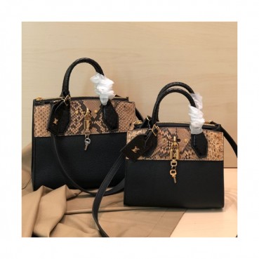 Louis Vuitton 2019 City Steamer Tote Shoulder Bag,22.5/26.5cm - 루이비통 2019 시티 스티머 토트 숄더백 M95975,LOUB1460,22.5/26.5cm,블랙