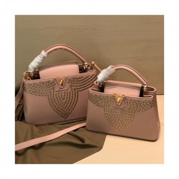 Louis Vuitton 2019 Capucines Tote Shoulder Bag,27/31.5cm - 루이비통 2019 카푸신 토트 숄더백  M52979 ,LOUB1459,27/31.5cm,핑크