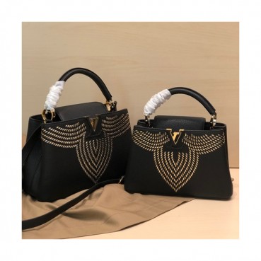 Louis Vuitton 2019 Capucines Tote Shoulder Bag,27/31.5cm - 루이비통 2019 카푸신 토트 숄더백  M52979 ,LOUB1458,27/31.5cm,블랙