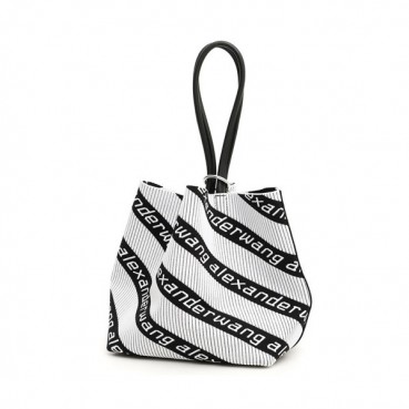 Alexander Wang 2019 Tote Bucket Bag / Shopper Bag,23cm - 알렉산더왕 2019 토트 버킷백 / 쇼퍼백 AWB0007,23cm,화이트+블랙