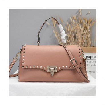 Valentino 2019 Leather Rockstud Tote Shoudler Bag,30CM - 발렌티노 2019 레더 락스터드 토트 숄더백, 0094